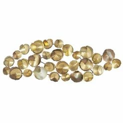 Best reviews of 🧨 Grayson Lane 22-in H x 62-in W Gold Metal Modern/Contemporary Ornamental Wall Accent 👏