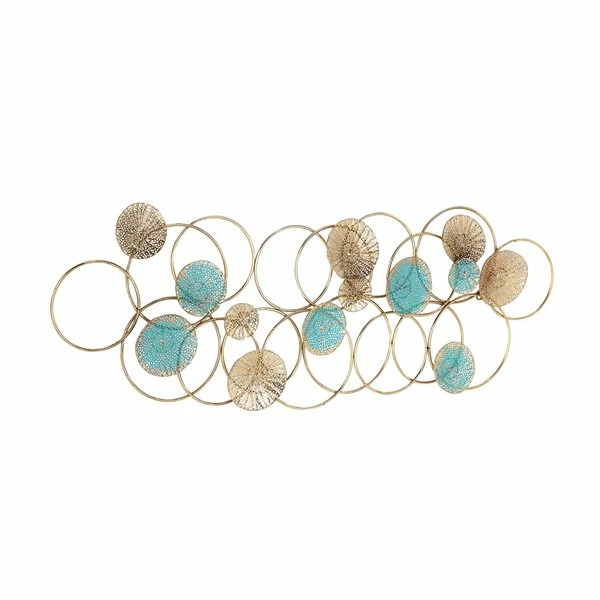 Deals 🎉 Grayson Lane 16-in H x 48-in W Copper Metal Modern/Contemporary Ornamental Wall Accent 👍 4 Deals 🎉 Grayson Lane 16-in H x 48-in W Copper Metal Modern/Contemporary Ornamental Wall Accent 👍 - Image 4