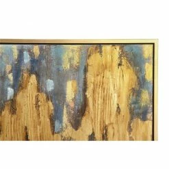 Discount 🎉 Grayson Lane Gold Wood Framed 47-in H x 36-in W Abstract Brown Canvas Painting 😉 -GRAYSON LANE Sales 2022 330902005 AlternateImage3 l