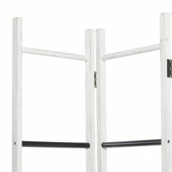 Outlet 🥰 Grayson Lane 3-Panel White Metal and Wood Folding Country Style Room Divider 🧨 -GRAYSON LANE Sales 2022 330902013 AlternateImage3 l