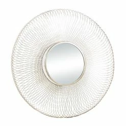 Promo 🥰 Grayson Lane 40-in L X 40-in W Modern Round Gold Framed Wall Mirror 🔥 -GRAYSON LANE Sales 2022 330902017 AlternateImage5 l