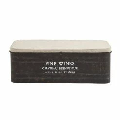 Deals 🔥 Grayson Lane Industrial Light Beige Storage Bench 😍