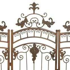 Promo 🎁 Grayson Lane 5-Panel Brown Metal Folding Eclectic Style Room Divider ⌛ -GRAYSON LANE Sales 2022 330902024 AlternateImage3 l