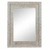 Outlet 😉 Grayson Lane 48-in L X 35.5-in W Vintage Rectangle Brown Framed Wall Mirror 👍