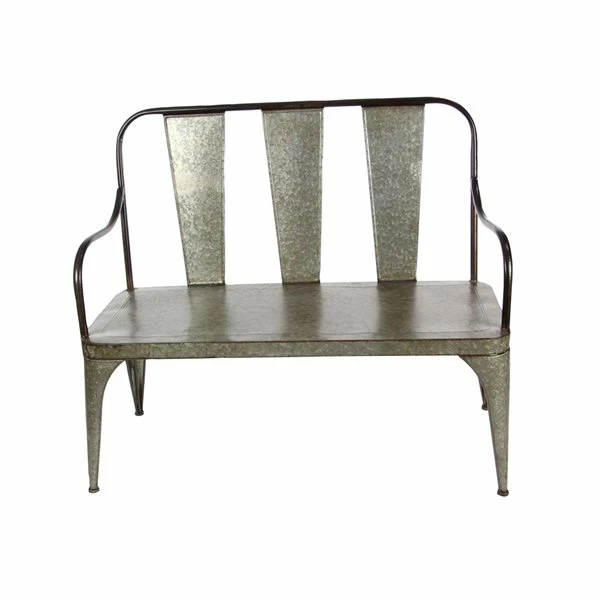 Promo ๐งจ Grayson Lane Farmhouse Silver Accent Bench ๐ 1 Promo ๐งจ Grayson Lane Farmhouse Silver Accent Bench ๐