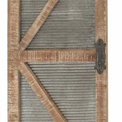 New 🔥 Grayson Lane 67-in H x 25-in W Grey Wood Farmhouse/Rustic Abstract Wall Accent 🔥 -GRAYSON LANE Sales 2022 330902037 AlternateImage6 l