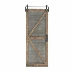 New 🔥 Grayson Lane 67-in H x 25-in W Grey Wood Farmhouse/Rustic Abstract Wall Accent 🔥