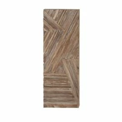 Deals ⌛ Grayson Lane 56-in H x 20-in W Brown Recycled Teak Farmhouse/Rustic Abstract Wall Accent 👍 -GRAYSON LANE Sales 2022 330902040 AlternateImage7 l
