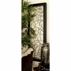 Cheap ✨ Grayson Lane 48-in H x 16-in W Black Metal Modern/Contemporary Abstract Wall Accent 🎁 -GRAYSON LANE Sales 2022 330902044 AlternateImage2 l