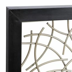 Cheap ✨ Grayson Lane 48-in H x 16-in W Black Metal Modern/Contemporary Abstract Wall Accent 🎁 -GRAYSON LANE Sales 2022 330902044 AlternateImage5 l