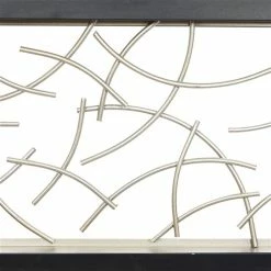 Cheap ✨ Grayson Lane 48-in H x 16-in W Black Metal Modern/Contemporary Abstract Wall Accent 🎁 -GRAYSON LANE Sales 2022 330902044 AlternateImage6 l