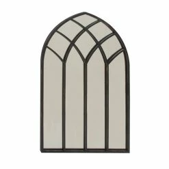 Top 10 😉 Grayson Lane 48-in L X 29.88-in W Traditional Arch Black Framed Wall Mirror 🥰 -GRAYSON LANE Sales 2022 330902045 AlternateImage6 l