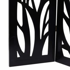 New ⌛ Grayson Lane 3-Panel Black Wood Folding Eclectic Style Room Divider 🔔 -GRAYSON LANE Sales 2022 330902060 AlternateImage3 l