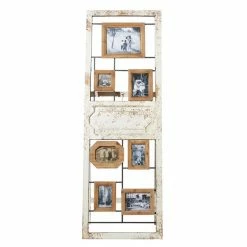 New ⭐ Grayson Lane Vintage Brown Wood Wall Photo Frame with White Distressed Finish (4-in x 6-in) 🌟 -GRAYSON LANE Sales 2022 330902062 AlternateImage5 l