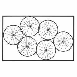 Top 10 😀 Grayson Lane 30.5-in H x 48-in W Black Metal Transitional Abstract Wall Accent 🥰