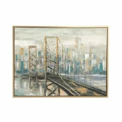Wholesale ❤️ Grayson Lane Gold Wood Framed 36-in H x 47-in W Cityscape Light Brown Canvas Painting 😀 8 Wholesale ❤️ Grayson Lane Gold Wood Framed 36-in H x 47-in W Cityscape Light Brown Canvas Painting 😀 -GRAYSON LANE Sales 2022 330902069 AlternateImage5 l