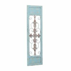 Brand new 🎁 Grayson Lane 47-in H x 14-in W Turquoise Wood and Metal Farmhouse/Rustic Ornamental Wall Accent 😉 9 Brand new 🎁 Grayson Lane 47-in H x 14-in W Turquoise Wood and Metal Farmhouse/Rustic Ornamental Wall Accent 😉 -GRAYSON LANE Sales 2022 330902071 AlternateImage7 l