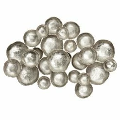 Cheapest ๐ Grayson Laneย 33-in H xย 45-in W Silver Metal Modern/Contemporary Ornamental Wall Accent ๐