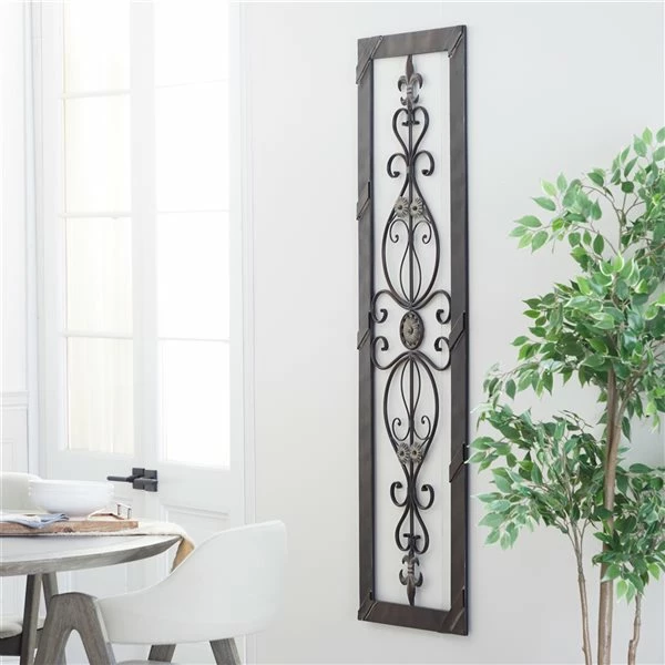 Cheap 🌟 Grayson Lane 62-in H x 1-in W Brown Metal Transitional Ornamental Wall Accent ✔️ 2 Cheap 🌟 Grayson Lane 62-in H x 1-in W Brown Metal Transitional Ornamental Wall Accent ✔️ - Image 2