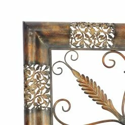 Deals 🌟 Grayson Lane 45-in H x 45-in W Brown Metal Transitional Ornamental Wall Accent 🌟 -GRAYSON LANE Sales 2022 330902076 AlternateImage6 l