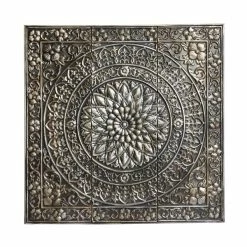 Cheapest โญ Grayson Lane 36-in x 36-in Silver Metal Rustic Floral Wall Decor โค๏ธ