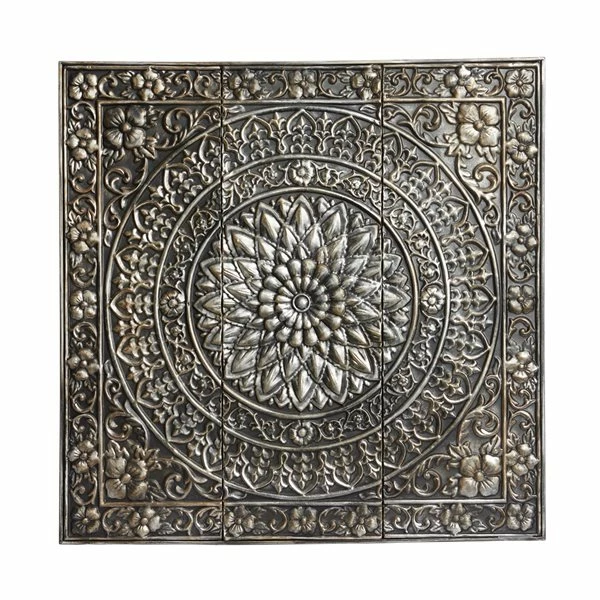Cheapest ⭐ Grayson Lane 36-in x 36-in Silver Metal Rustic Floral Wall Decor ❤️ 1 Cheapest ⭐ Grayson Lane 36-in x 36-in Silver Metal Rustic Floral Wall Decor ❤️
