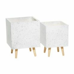 New ๐ Grayson Lane 11.40-in x 15.75-in White Ceramic Planters - Set of 2 ๐ 9 New ๐ Grayson Lane 11.40-in x 15.75-in White Ceramic Planters - Set of 2 ๐ -GRAYSON LANE Sales 2022 330940650 AlternateImage5 l