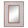 Cheap ✨ Grayson Lane 35.5-in x 27.5-in Rectangle White Farmhouse Framed Wall Mirror 🎉