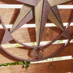 New ⭐ Grayson Lane 30-in Rustic Wall Decor in Red Metal 🤩 -GRAYSON LANE Sales 2022 330940674 AlternateImage5 l