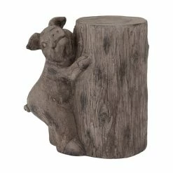 Brand new 😍 GRAYSON LANE Greyson Lane 16.4-in x 15.55-in Brown Pig Animal Garden Statue 🎁