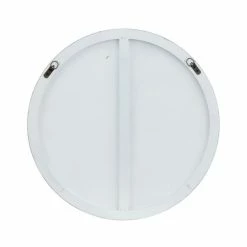 Budget 🔔 Grayson Lane 24-in x 24-in Round White Contemporary Framed Wall Mirror ⌛ -GRAYSON LANE Sales 2022 330940687 AlternateImage7 l
