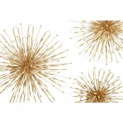 Wholesale 🌟 Grayson Lane Gold Metal 16-in x 20-in x 24-in Contemporary Wall Decor - Set of 3 🔥 -GRAYSON LANE Sales 2022 330940693 AlternateImage5 l