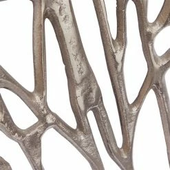 New 🧨 Grayson Lane 10-in x 34-in Silver Aluminum Modern Floral Wall Decor - Set of 2 ✨ -GRAYSON LANE Sales 2022 330940703 AlternateImage5 l