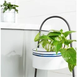 Buy 👍 Grayson Lane 38-in x 15-in White 3-Tier Farmhouse Metal Display Shelving Unit 🎁 -GRAYSON LANE Sales 2022 330940710 AlternateImage2 l