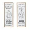 Best reviews of 🌟 Grayson Lane 12-in x 31.5-in White Wooden Farmhouse Sign Wall Decor - Set of 2 ⭐