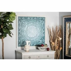 Deals ⌛ Grayson Lane 34-in x 33-inTurquoise Iron Farmhouse Wall Decor ✔️ -GRAYSON LANE Sales 2022 330940717 AlternateImage2 l