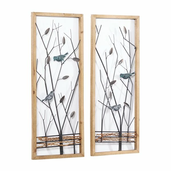 Buy 😍 Grayson Lane 13-in x 32-in Black Metal Farmhouse Wall Decor - Set of 2 🛒 5 Buy 😍 Grayson Lane 13-in x 32-in Black Metal Farmhouse Wall Decor - Set of 2 🛒 - Image 5