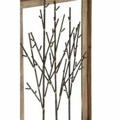 Outlet ❤️ Grayson Lane 20-in x 36-in Brown Metal Contemporary Wall Decor 😀 -GRAYSON LANE Sales 2022 330940729 AlternateImage5 l