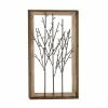 Outlet ❤️ Grayson Lane 20-in x 36-in Brown Metal Contemporary Wall Decor 😀