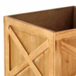 Wholesale 🌟 Grayson Lane 16-in x 12-in Farmhouse Brown Wood Planters - Set of 3 🤩 -GRAYSON LANE Sales 2022 330940734 AlternateImage3 l