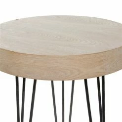 Cheap 🔔 Grayson Lane 24-in x 20-in Brown Wood Round Accent Table 😀 -GRAYSON LANE Sales 2022 330940748 AlternateImage3 l
