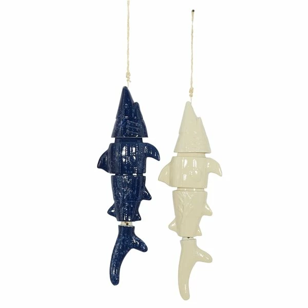 Best deal 🎁 Grayson Lane 31-in Blue Stoneware Shell Wind Chime - Set of 2 ❤️ 1 Best deal 🎁 Grayson Lane 31-in Blue Stoneware Shell Wind Chime - Set of 2 ❤️