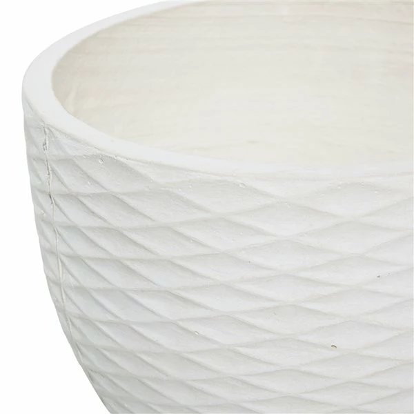Best Pirce π€© Grayson Lane 14.5-in x 15.7-in White Ceramic Planters - Set of 2 β 3 Best Pirce π€© Grayson Lane 14.5-in x 15.7-in White Ceramic Planters - Set of 2 β - Image 3