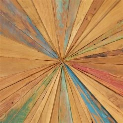 Hot Sale 🥰 Grayson Lane 28-in x 28-in Brown Teak Wooden Rustic Abstract Wall Decor ⭐ -GRAYSON LANE Sales 2022 330940758 AlternateImage5 l