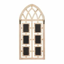 Cheap ⌛ Grayson Lane 41-in x 19-in x 1-in Wooden Vintage Wall Photo Frame - Light Brown 🎁 -GRAYSON LANE Sales 2022 330940761 AlternateImage7 l