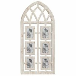Cheap ⌛ Grayson Lane 41-in x 19-in x 1-in Wooden Vintage Wall Photo Frame - Light Brown 🎁