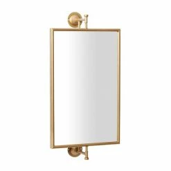 Brand new 🥰 Grayson Lane 14-in x 28-in Rectangle Gold Contemporary Framed Wall Mirror 🥰 -GRAYSON LANE Sales 2022 330940768 AlternateImage5 l
