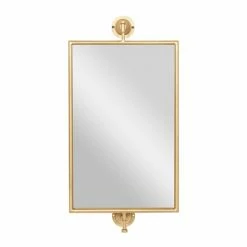 Brand new 🥰 Grayson Lane 14-in x 28-in Rectangle Gold Contemporary Framed Wall Mirror 🥰