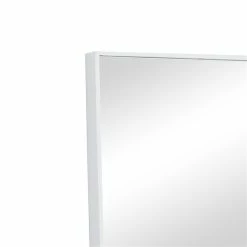 Flash Sale 🤩 Grayson Lane 32-in x 18-in Rectangle White Contemporary Framed Wall Mirror 🤩 -GRAYSON LANE Sales 2022 330940772 AlternateImage3 l