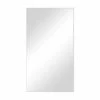 Flash Sale 🤩 Grayson Lane 32-in x 18-in Rectangle White Contemporary Framed Wall Mirror 🤩